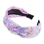 Headband Bandeau Cheveux Femme Bandeau De Paillettes De Noël Bandeaux Noués À Larges Bords Simples Bande De Cheveux De Lavage De Visage Blingbling K