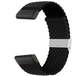 Flätat klockarmband Garmin Fenix E - Black