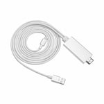 Aquarius Full HD Support HDMI Connector Cable for Phone/Pad Silver - One Size