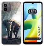 Coque Silicone pour Xiaomi Redmi A1 Design Eléphant Dessins