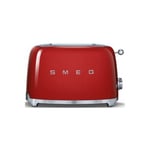 Grille Pain Toaster 2 Fentes 950W 3 programmes Rouge SMEG