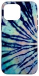 iPhone 16 Pro Max Bold Tiedye Rainbow Pattern Boho Hippie Green Blue Tie Dye Case