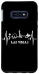 Coque pour Galaxy S10e Las Vegas Silhouette Battement Coeur J'adore Las Vegas