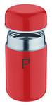 Pioneer Stainless Steel Vacuum Insulated Leak-Proof Food Pod Capsule Flask 6 Hours Hot 24 Hours Cold, Red, 400 ml