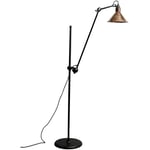 DCW - 215 Golvlampe Svart/Raw Kobber/Hvit Lampe Gras