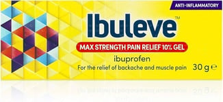 IBULEVE MAX STRENGTH PAIN RELIEF 10% GEL IBUPROFEN 30G