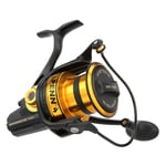 PENN Spinfisher VII Long Cast, Fishing Reel, Spinning Reels, Sea Fishing, Sea Fishing Reel With IPX5 Sealing That Protects Against Saltwater Ingression, Caters for different Species, Black Gold, 7500