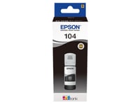 BOUTEILLE RESERVOIR EPSON ECO-TANK 104 NOIRE / noir ecotank Pas magenta cyan