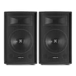 Pair 2 Way Passive Bedroom DJ PA Disco Karaoke Party Speakers 10" Woofer 500W