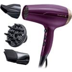 Sèche-Cheveux Ionique REMINGTON D5219 - Anti-Frisottis, 3 Températures, 2 Vitesses, 2300W