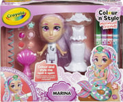 CRAYOLA Colour n Style Mermaid Friends Marina, Colour and Style Your Own Mermai