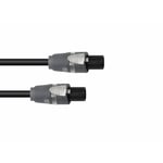 SOMMER CABLE Speaker cable Speakon 2x2.5 2.5m bk