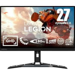 Ecran PC Lenovo LEGION R27qe 27'' QHD IPS 0.5MS MPRT 180HZ 450NITS REGLABLE HAUTEUR, INCLINABLE (TILT, SWIVEL, LIFT,PIVOT)