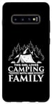 Galaxy S10+ This Girl Loves Camping with her Family - Tent Women Camping Case