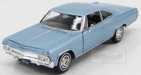 1:24 WELLY Chevrolet Impala Ss 396 Coupe 1965 Light Blue WE22417LB