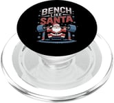 Salle de sport Bench Like Santa Christmas PopSockets PopGrip pour MagSafe