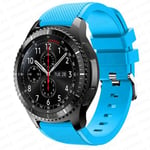 (sininen) Ranneke Samsung Galaxy Watch 4 44mm 40mm 5 pro active 2 Gear s3 silikoni correa rannekoru Huawei kello GT/2/3 ranneke|