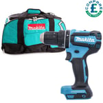 Makita DHP485 18V LXT Cordless Brushless Combi Drill With 831278-2 LXT400 Bag