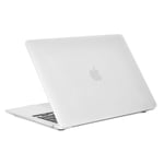 MacBook Air 13 Retina (A2179, 2020) / M1 (A2337, 2020) / (A1932, 2018-2019) ultratunt fodral - Transparent Vit Vit