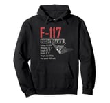 American Aircraft Stealth Bomber F117 Nighthawk Pullover Hoodie