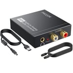 PROZOR DAC Converter 192Khz/24Bit Digital Optical Coaxial to RCA 3.5Mm Analog St