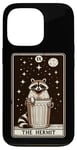 iPhone 13 Pro The Hermit Tarot Card Funny Raccoon Case