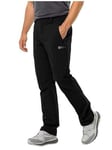 Jack Wolfskin Holdsteig Surpantalon Imperméable de Randonnée, Noir, 50 Homme