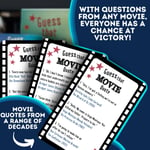 Guess That Movie Quote Quiz | Fun Film Themed Trivia Party/Family Game