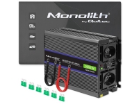 Qoltec Monolith 3000 MS Wave Voltage Converter | 12V to 230V | 1500/3000W | USB