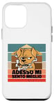 Coque pour iPhone 12 mini Chien café vapeur frustration se sentir mieux tasse café