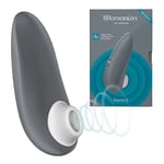 Womanizer Starlet 3 Clitoral Sucking Toy - Clit Stimulator with 6 Suction Speeds - Waterproof Sucker Vibrator - Rechargeable Vibrating Adult Sex Toys for Women and Couples - Grey