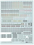 Tamiya - German WWII Insignia Decal Set (Waffen SS/Afrika Korps) Army Model Hobby Aircraft Construction Kits, 12641, Grey, zzzz-s