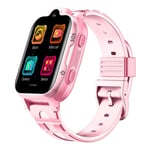 Montre Connectée Enfant 4G GPS IPX7 étanche Montre Enfants WiFi Montre Intelligente Appel Vidéo Caméra Positionnement étudiant,rose