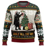 The Mandalorian Santalorian och Baby Yoda Fult Tröja Star Wars God Jul Herrar Tröja Höst Vinter Damar Tröja style 3 XXXL