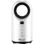 TCP Smart Wifi Portable Bladeless Ceramic Heater & Cooling Fan 1500W White