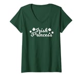 Womens Irish Princess St. Patricks Day V-Neck T-Shirt