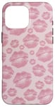 iPhone 16 Pro Max Lip Stick Pink Kisses Marks Valentine Makeup Lover For Girls Case