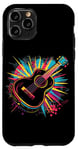 Coque pour iPhone 11 Pro Ukulele Splotch Guitalele