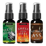 3x Tricky Liquid Fart, 30 Ml Rolig Tricky Fart Spray, Ass Fart Spray Extremt Dålig Stinkande Tricky Leksaker, Säker Och Bärbar Ass Fart Sprayer, Stinky Ass F