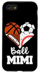 iPhone SE (2020) / 7 / 8 Ball Mimi Soccer Football Baseball Basketball Mimi Heart Case