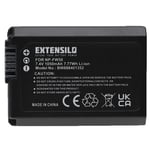 EXTENSILO Batterie compatible avec Sony Alpha A7S, ILCE-6000, ILCE-6300, A7r ILCE-7R appareil photo, reflex numérique (1050mAh, 7,4V, Li-ion)