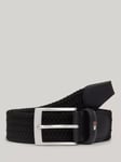 Tommy Hilfiger Adan Braided Belt, Black