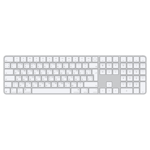 Apple Magic Keyboard med Touch ID och numerisk del för Mac-modeller med Apple Silicon – ryskt – vita tangenter