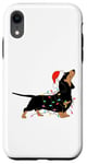 Coque pour iPhone XR Ho Ho Ho Teckel