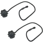 2 Pack Cordon Arrière de Coffre, Cordons pour Étagères Arrière de Voiture, Corde de Suspension pour Étagère à Colis dans Le Coffre Arrière