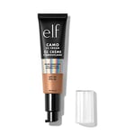 e.l.f. Camo CC Cream | Fond de teint correcteur de couleur avec SPF 30 | Moyen 375 N | 30 g