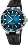 Oris 01 400 7763 4135-07 4 24 74EB Diving Blå/Gummi Ø43.5 mm