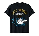 Honeymoon Cruise for Matching Couples 2024 Just Married T-Shirt