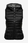 Only - Väst onlNewTahoe Hood Waistcoat - Svart