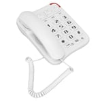 Big Button Phone 3 Picture Keys Amplified Sound Corded Landline Telephone For